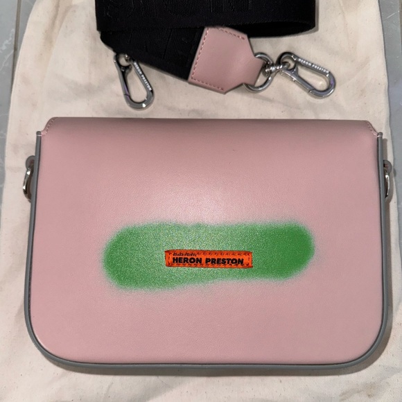 Heron Preston Blush Pink Crossbody Bag - Picture 4 of 7